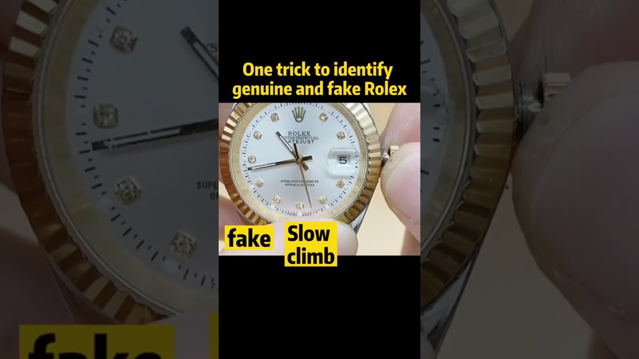 Trick To Know When A Rolex Is Real Or Fake