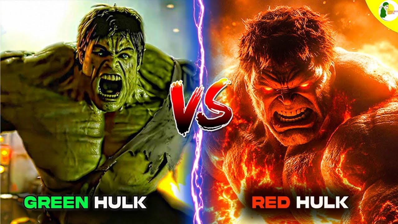 Green Hulk vs Red Hulk Comparison | Who's More Stronger | Hoga Movie ...
