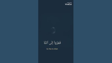 ففروا إلي الله  بصوت القارئ إسلام صبحي 💗🍃😔😌