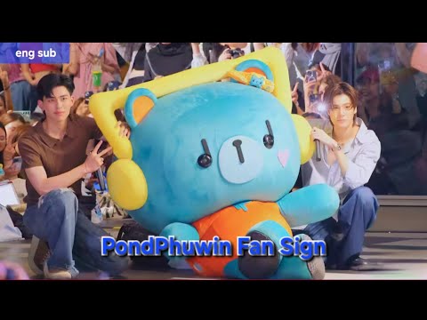 eng sub) PondPhuwin Permpoon FanSign 310725 #pondphuwin