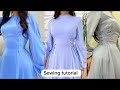 How to cut and sew this beautiful dress with a princess dart and side lacing