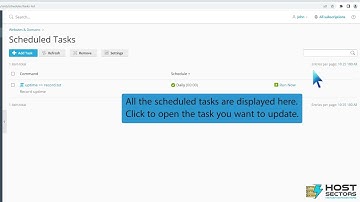 How to update the email address of a Scheduled Task in Plesk   HostSectors