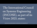 Incose Systems Engineering Vision 2025