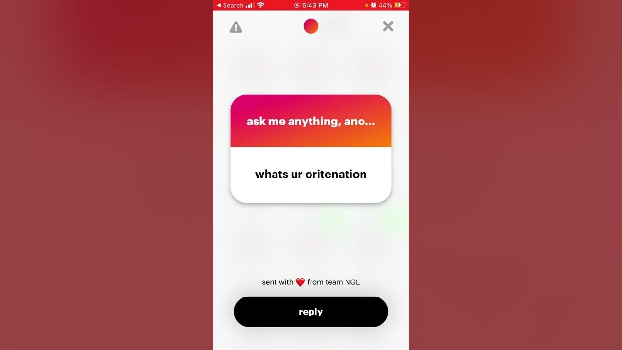 How to know WHICH QUESTIONS WERE GENERATED by NGL app? Sent with ️ from
