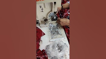 Snap Button Attach #garments