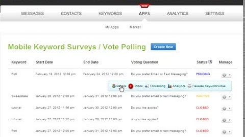 How to setup Mobile Surveys and Voting (help video by ProTexting)