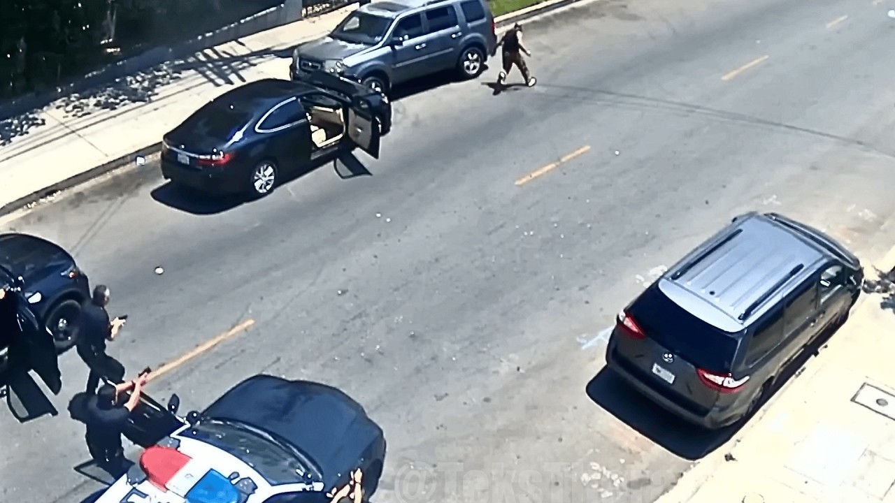 Shots Fired After Armed Suspect Steals Lexus During Pursuit in Los Angeles