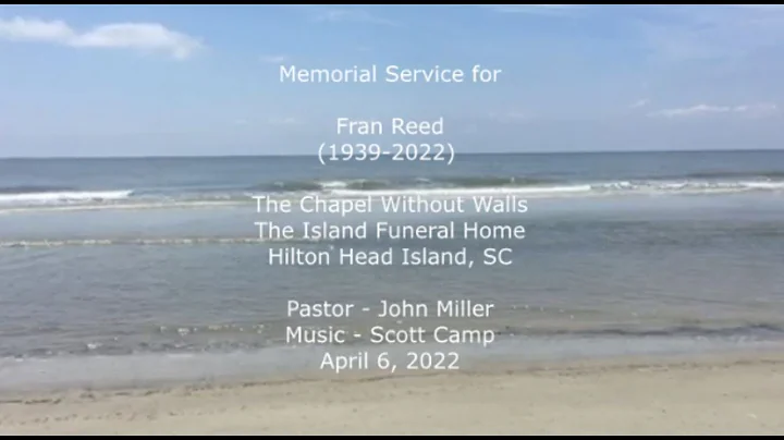 Fran Reed Memorial Service April 6 2022