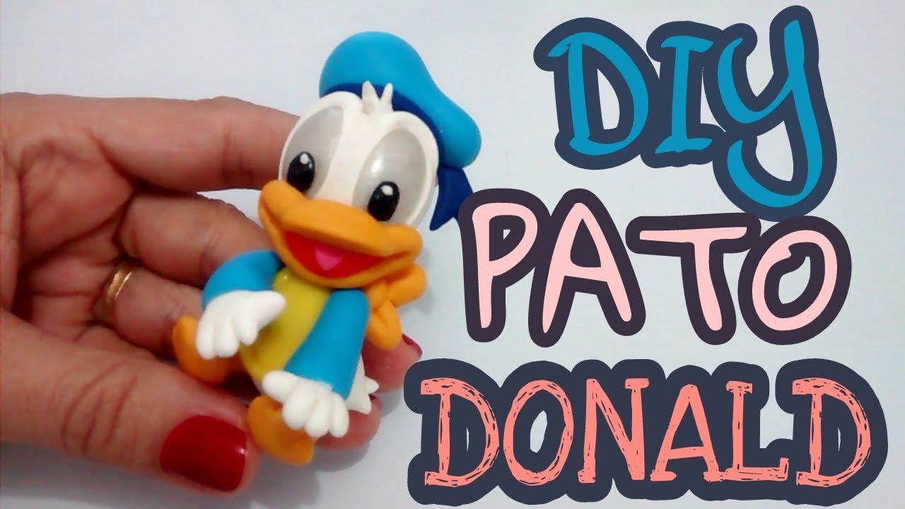 DIY; FAÇA VOCÊ MESMO 🚐 ( PATO DONALD BABY ) PORCELANA FRIA - COLD PORCELAIN - BISCUIT 