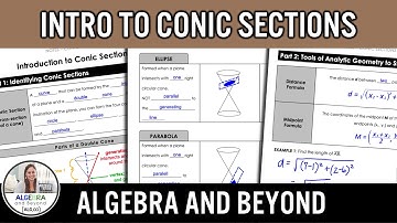 Introduction to Conic Sections | Algebra 2 Lesson