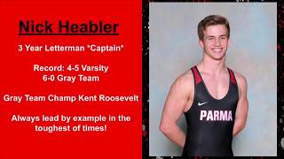 2019-20 Parma Wrestling Virtual Awards Presentation