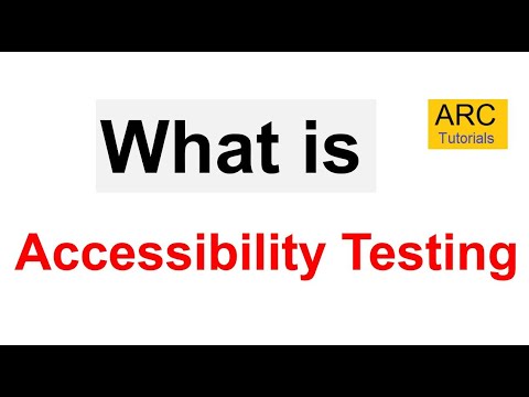 Video: Er tilgængelighedstest funktionel eller ikke-funktionel?