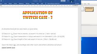 Java Program on Condition I ; Simple Condition using Switch Case c