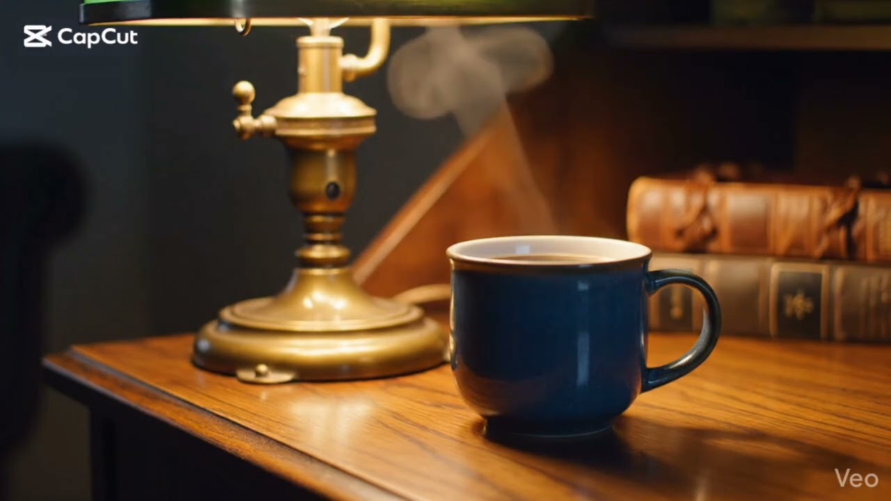 只有一盞燈。安靜地，陪自己待一會。🕰️ A Solitary Light. A Quiet Moment for Your Soul.