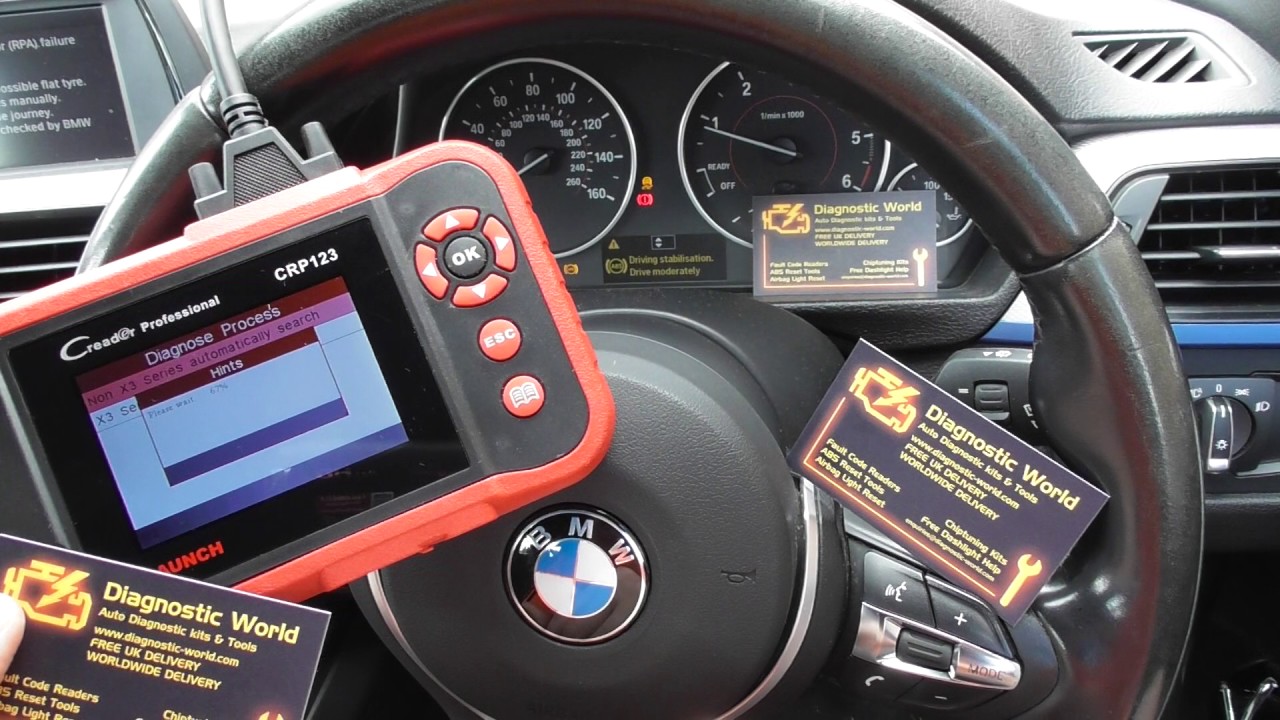 BMW F30 F31 ABS Traction Diagnose Reset Guide CRP123 - YouTube