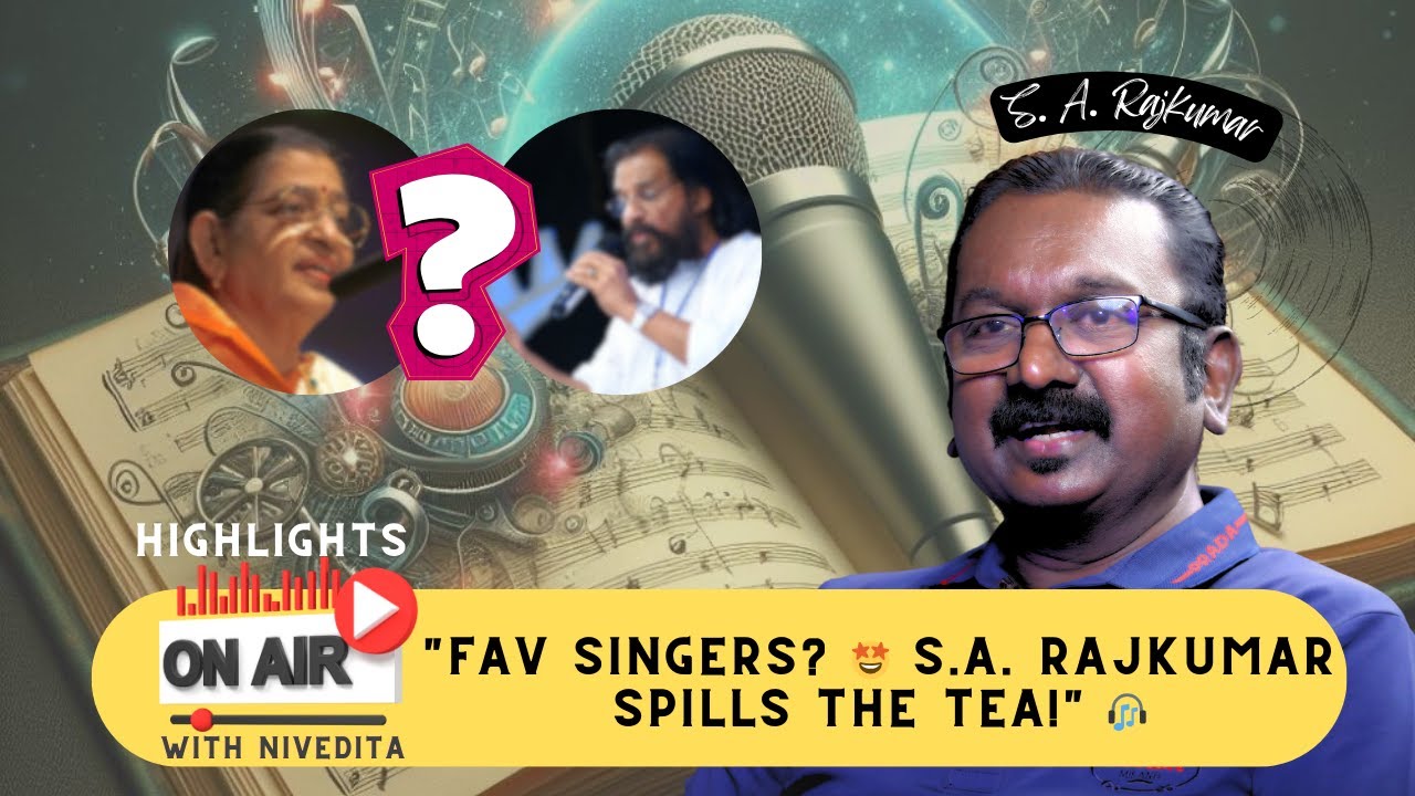 Assamese Singer R Rajkumar 🎶 S.A. Rajkumar Reveals His FAV Male & Female Singers! 🎤 - YouTube