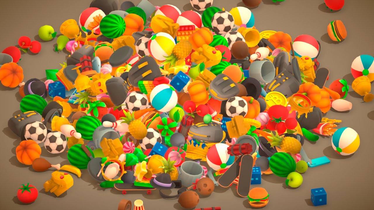 Low Poly Objects Pack | Asset overview | Unity Asset Store | FAB - YouTube