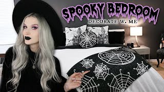 MY SPOOKY SPRING BEDROOM 2023! Decorate W. Me!