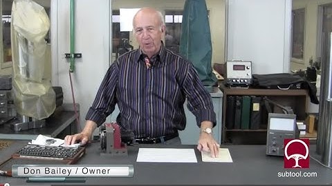 How to set up a Master-Grind spin index fixture for small angles.