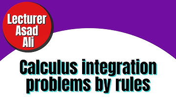calculus integration problems by rules
