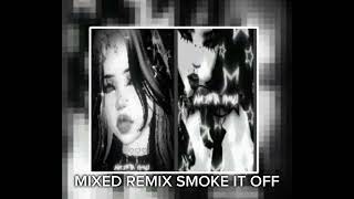 LEFT CADE CLAIR X RIGHT JHYNGS SMOKE IT OFF REMIX!!(PLAYED AT THE SAME TIME)