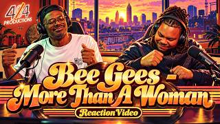 Our First Time Hearing Bee Gees - More Than A Woman (Reaction Video)