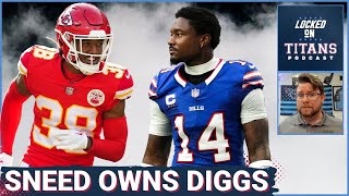 Tennessee Titans L'Jarius Sneed OWNS Stefon Diggs, Sneed Contract Details \& Buffalo Bills Trade Down