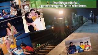 🚊Karachi Express Train journey Bahawalpur to Karachi / greenline 🚂 Vs Karachi express / train Tour