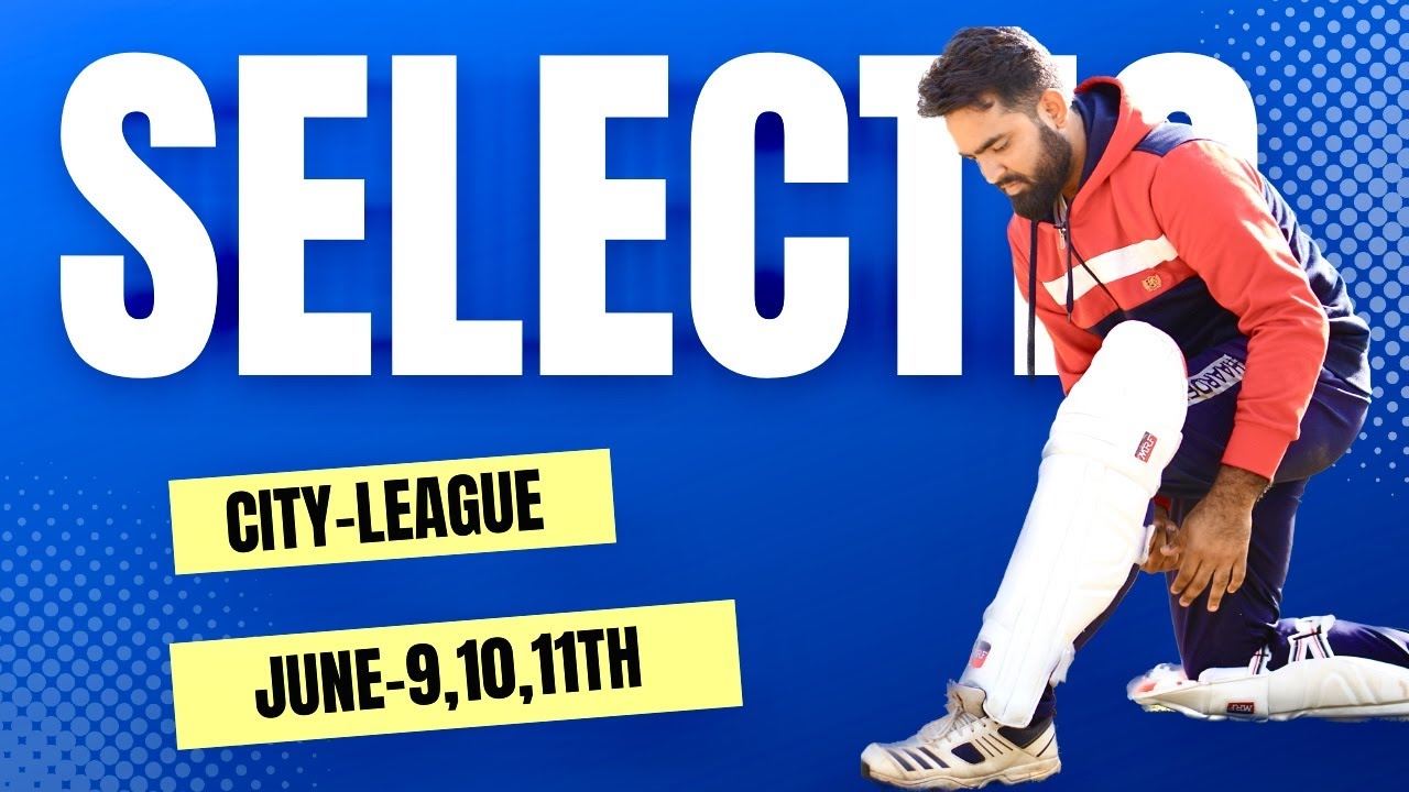 Chennai City League Open Selection(202324) Panu pi YouTube