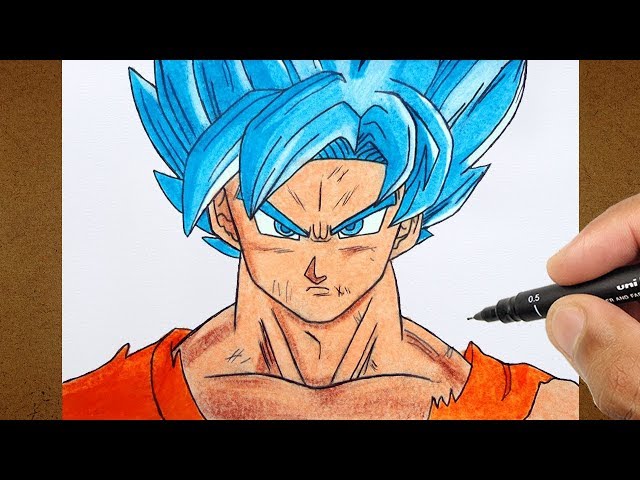 como desenhar Goku ssj 3 #simples #anime #fypシ゚viral #foryoupage #dese