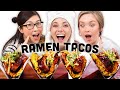We make ramen tacos from we bare bears but better