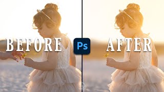 Soft & Dreamy Edit Children and Model Portraits | Edit in Photoshop screenshot 5