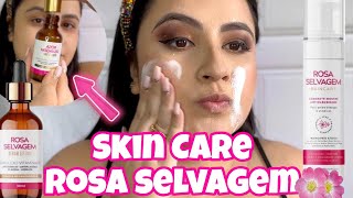 Fiz meu *SKIN CARE* com a linha *ROSA SELVAGEM*