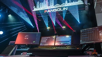 DMX Laser Show | Lasers Controlled from a GrandMA2 Console - Pangolin At Prolight+Sound 2019