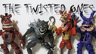 Обзор Твистед Аниматроники из пластилина ФНАФ Twisted Animatronics FNAF from clay