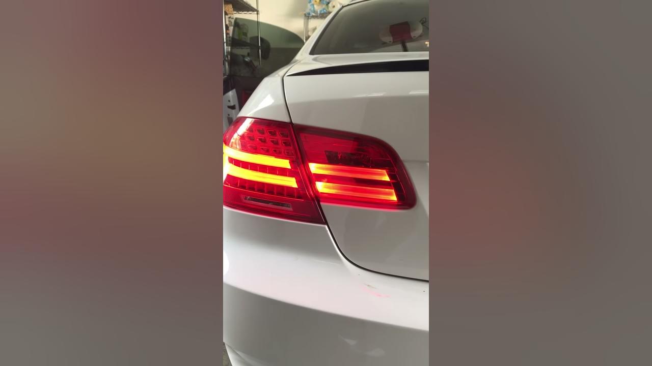 E92 tail light problem YouTube