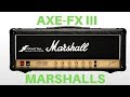 Axe-Fx III Marshall Models - Part III - JCM800