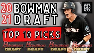 2021 Bowman Draft Autograph Checklist Preview - Top 10 Picks - Bowman Chrome Baseball Cards!