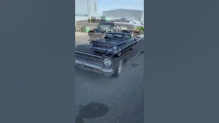 Blown '67 Nova Revving at Prestige Motorsports