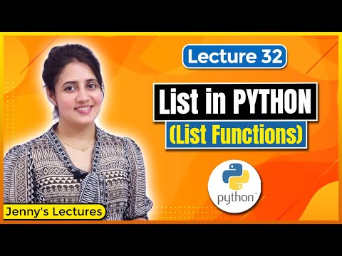 P_32 List in Python and List Functions | Python Tutorials for Beginners