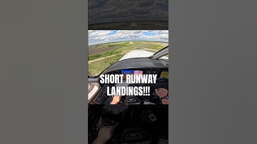 SHORT RUNWAY! How to land safely on a short field | pilots and aviation #pilottraining