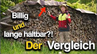 Die beste und günstigste Möglichkeit Brennholz abzudecken?!