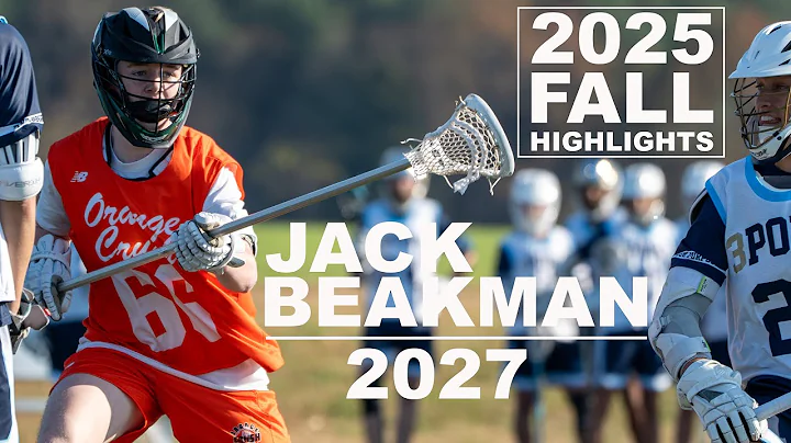Jack Beakman | '27 Defense/LSM | 2025 Fall Lacrosse Highlights
