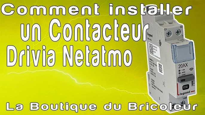 Pack connecté Drivia module Control + contacteur with Netatmo - LEGRAND