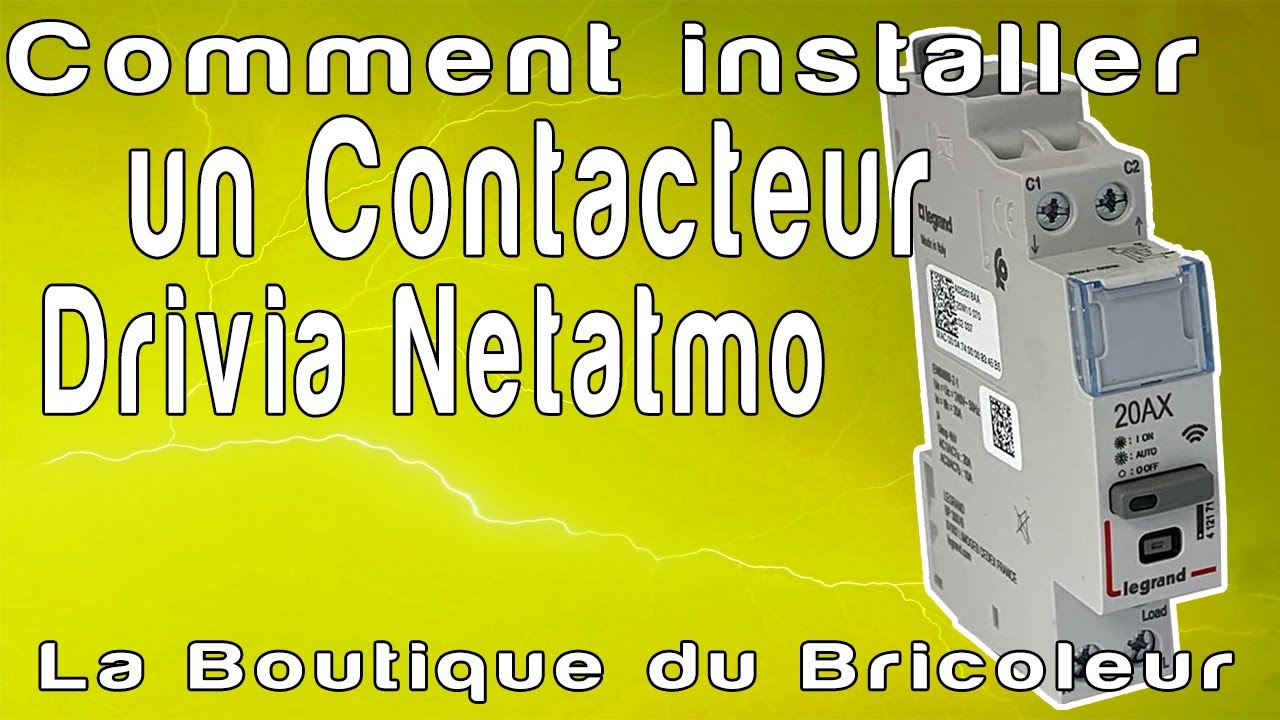 LEGRAND - Contacteur connecté - Drivia with Netatmo - 412171