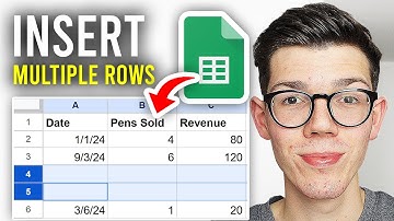 How To Insert Multiple Rows In Google Sheets - Full Guide