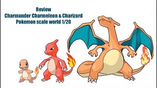 Review Pokemon scale world: Charmander Charmeleon & Charizard 1/20 🔥