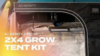 AC Infinity 2x4 Grow Tent Setup Guide