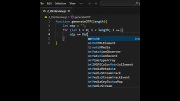 How to Generate OTP using JavaScript||#javascript #js #coding #programming #viralshorts #shorts
