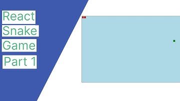 React Snake Game - Beginner Tutorial | Part 1 (Updated & Re-Uploaded)